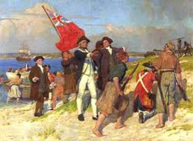 Captain Cook Enters Botany Bay (Indigenous)