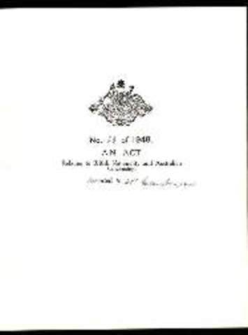 Nationality and Citizenship Act (Immigrant)