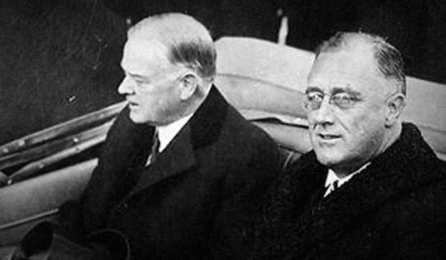 The Great Dpression: Frankiln D. Roosevelt & Hoover Herbert