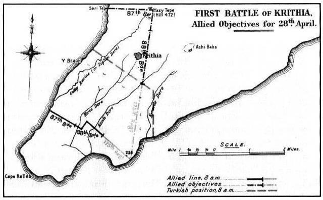 The 1st Battle of Krithia