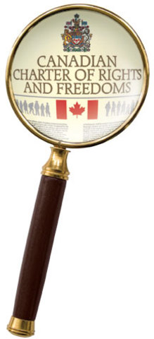 The Canadian charter is enshrined in the constitution.