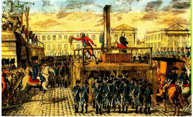 •	décapitation de lodewijk XVI
