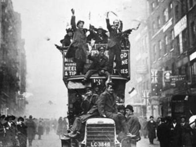 End of first world war