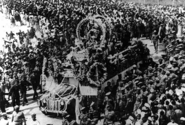 Gandhi's funeral
