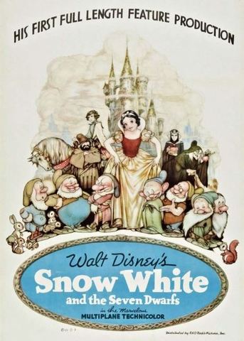 Snow White and the Seven Dwarfs is released