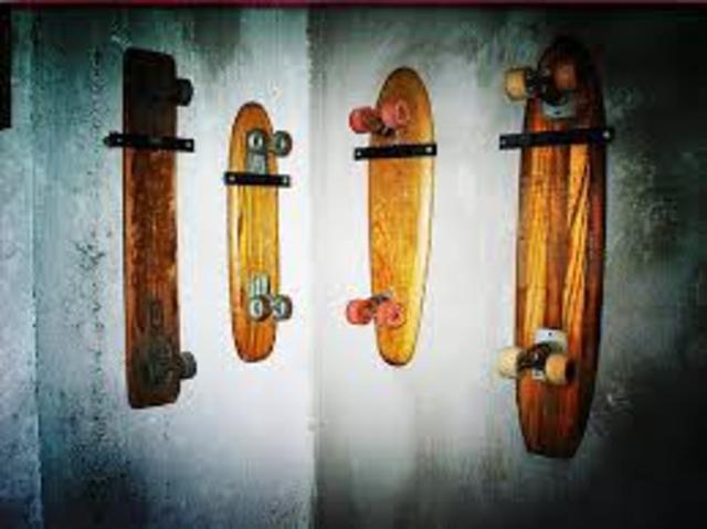 Introduction of manufactured skateboards