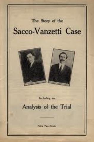Roaring 20's : Sacco-Vanzetti Trial