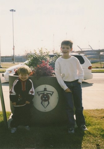 Tennessee Titans Stadium while on trip to see Predators