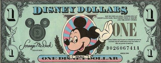 First ‘Disney Dollars’ sold at Disneyland