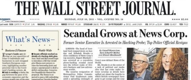 The Wall Street Journal escribió