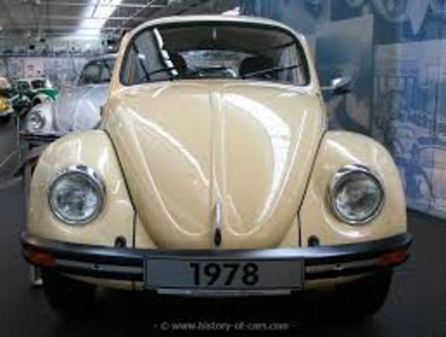 The last Volkswagen Beetle made in Germany
