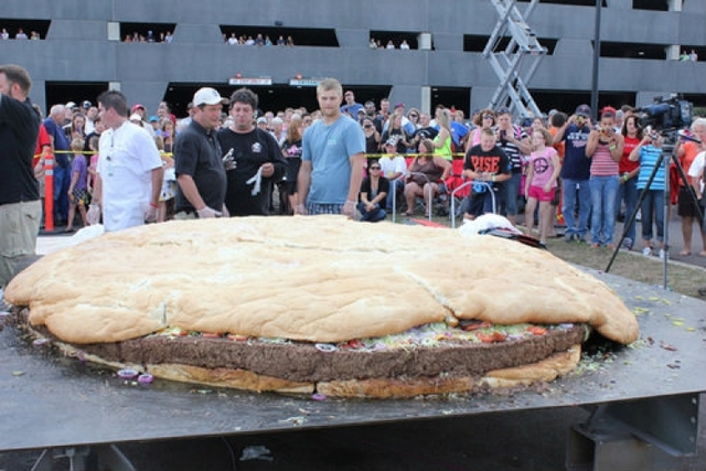 The world's biggest burger