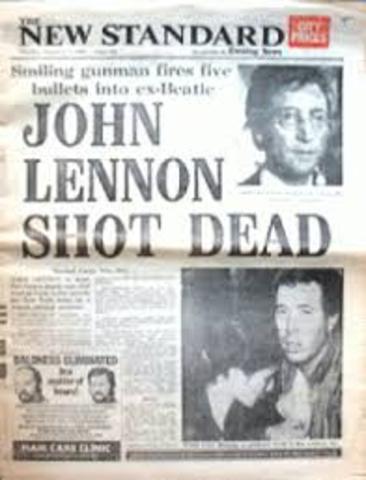 •	John Lennon’s Murder