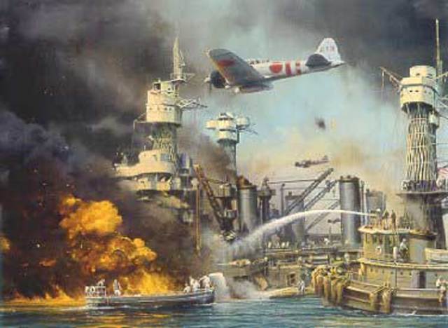 Japenese attack on Pearl Harbor