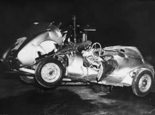 James Dean Dies in Car Accident