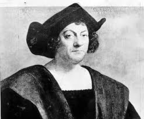 Colombus left Spain