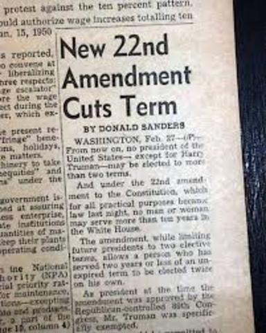 The Twenty-second Amendment