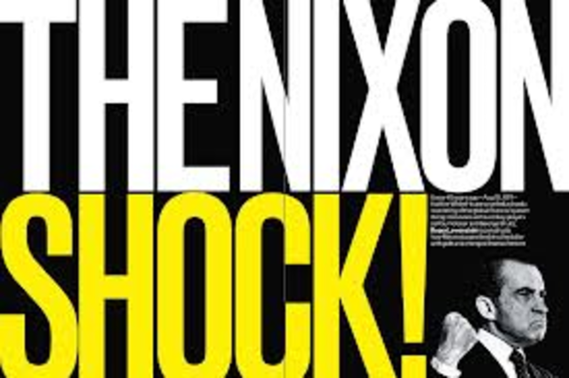 Nixon Ends the United States Gold Standard Monetary Policy