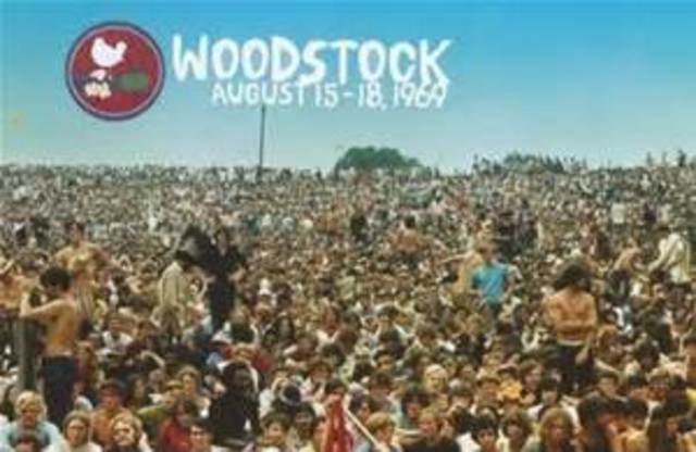 Rock-and-Roll concert at woodstock