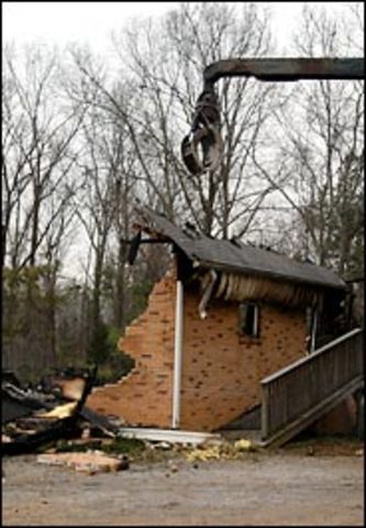 Suspicious" fires destroy three small churches