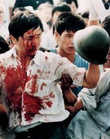 Tianamen Square Massacre.