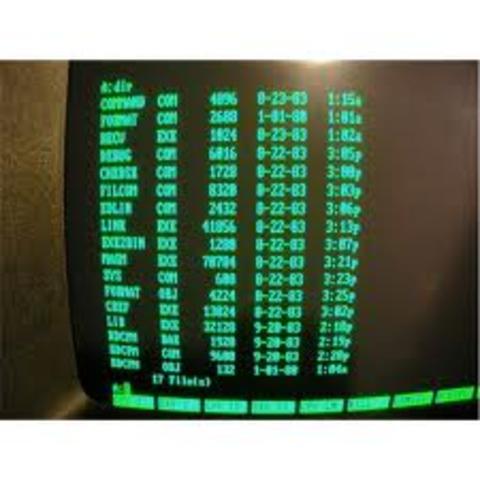 Microsoft´s First operating system