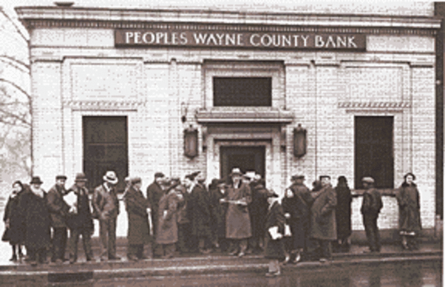 The Great Depression: Bank Holiday