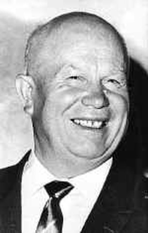 Chroesjtsjov leider van Sovjet-Unie