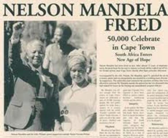 Nelson Mandela Freed