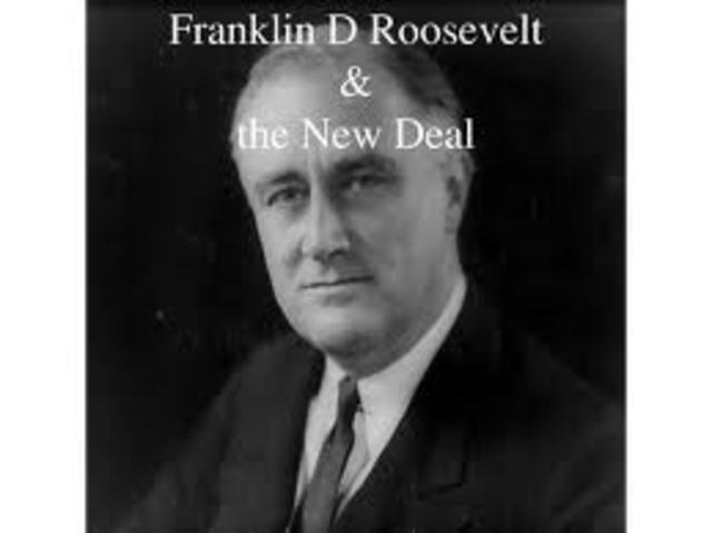 Great Depression - Franklin D Roosevelt's (New Deal)