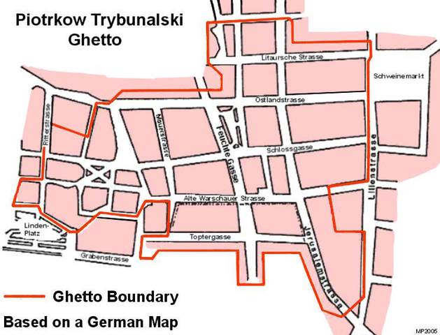 Germans establish a ghetto in Piotrków Trybunalski, Poland