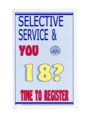 WWI: Selective Service Act