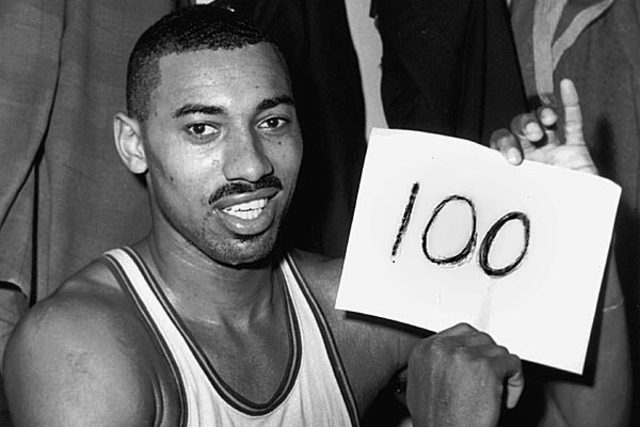Wilt Scores 100!