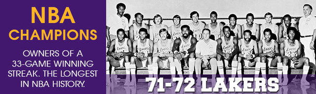 Lakers win 33 in a row