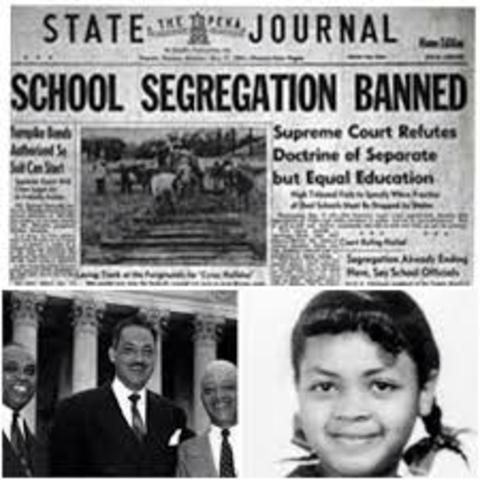 Civil rights movement--Brown vs. board of education