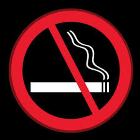 A ban on the Television advertisment of cigarettes goes into effect.