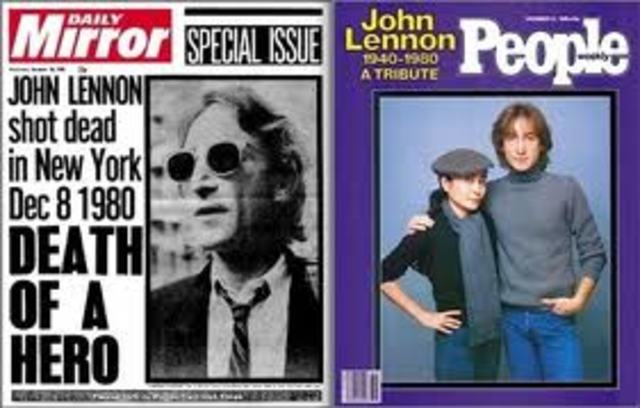 John Lennon Shot Dead in New York City