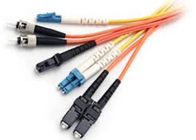 Fibra óptica.
