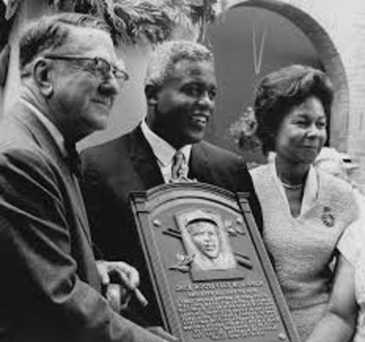 Jackie Robinson First Black Hall of Famer