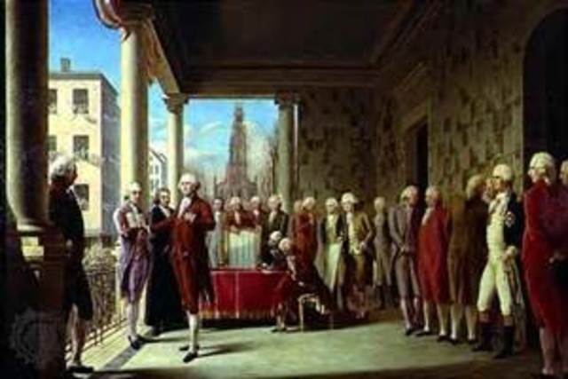 End of First Presidential Election