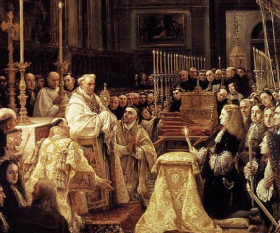 Monarchy restores Catholic faith in England