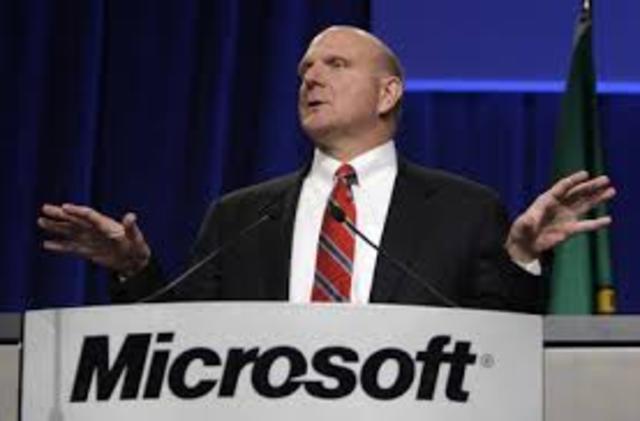 Microsoft new CEO Steve Ballmer