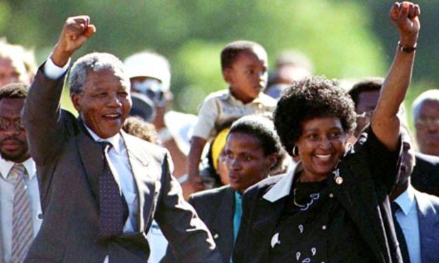 Nelson Mandela is released from prison