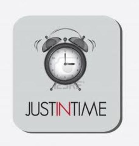 no era suficiente el outsourcing de las organizaciones, las empresas necesitaban que se empleara el concepto de just in time en los pedidos, esto quiere decir que se entregaría la cantidad exacta, en el momento exacto