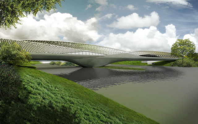 Pabellón Puente Expo'08, Zaha Hadid