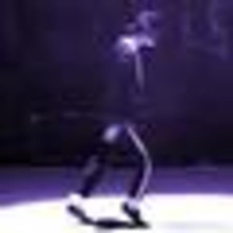 MJ does famous moon walk