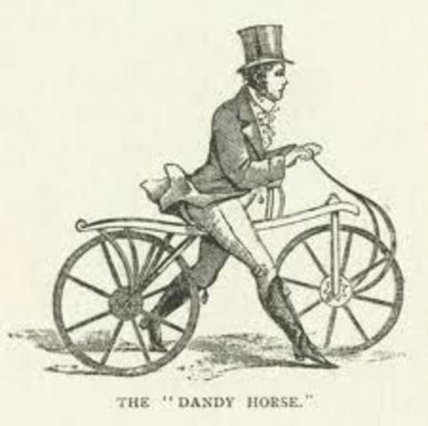 The first bicycle was invented.