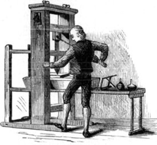 Printing press made texts widely available