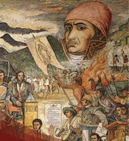 Morelos continua y extiende las intenciones de Hidalgo