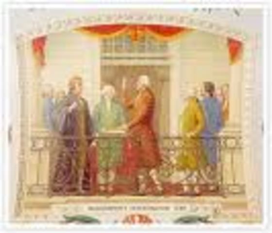 first president was sworn or inaugurted